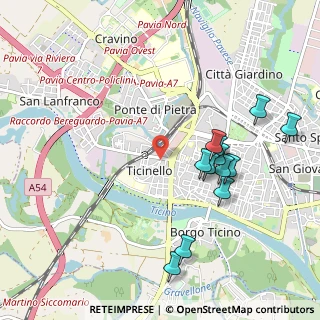 Mappa Via Manzoni, 27100 Pavia PV, Italia (1.02917)