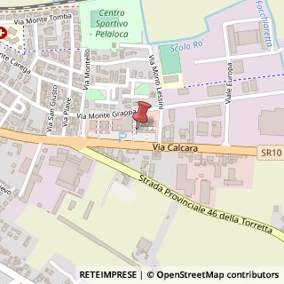 Mappa Via Calcara, 61, 37053 Cerea, Verona (Veneto)