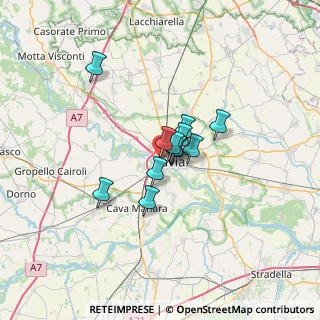 Mappa Via Alessandro Rolla, 27100 Pavia PV, Italia (3.89)