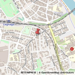 Mappa Via Casette, 9, 37045 Legnago, Verona (Veneto)