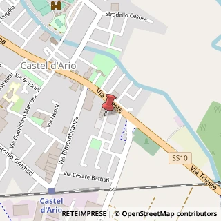 Mappa Via L. Lavagnini,  9, 46033 Castel d'Ario, Mantova (Lombardia)