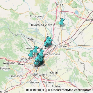 Mappa Via Volpiano, 10088 Volpiano TO, Italia (12.05737)