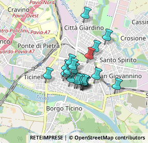 Mappa Via Malaspina, 27100 Pavia PV, Italia (0.5515)