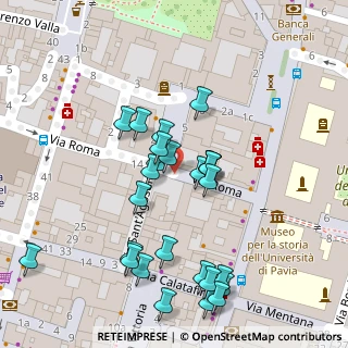 Mappa Piazza Luigi Guicciardi, 27100 Pavia PV, Italia (0.04615)