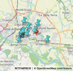 Mappa Via Giovanni Veneroni, 27100 Pavia PV, Italia (1.45462)