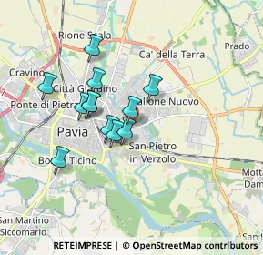 Mappa Via Giovanni Veneroni, 27100 Pavia PV, Italia (1.41083)