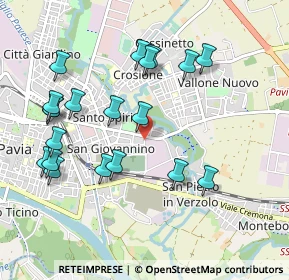 Mappa Via Giovanni Veneroni, 27100 Pavia PV, Italia (1.043)