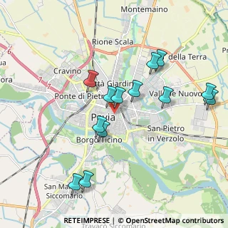 Mappa Via Carlo Goldoni, 27100 Pavia PV, Italia (1.89692)