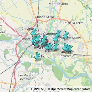 Mappa Via Carlo Goldoni, 27100 Pavia PV, Italia (1.1025)