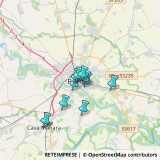 Mappa Via Carlo Goldoni, 27100 Pavia PV, Italia (2.63727)