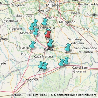 Mappa Via Carlo Goldoni, 27100 Pavia PV, Italia (11.46)