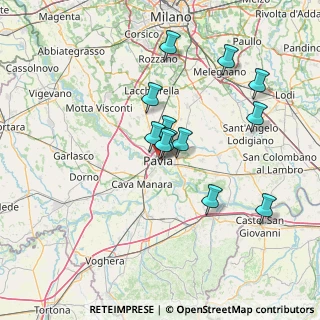 Mappa Via Carlo Goldoni, 27100 Pavia PV, Italia (12.4)