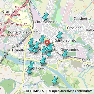 Mappa Via Carlo Goldoni, 27100 Pavia PV, Italia (0.82882)