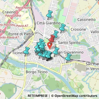 Mappa Via Carlo Goldoni, 27100 Pavia PV, Italia (0.6055)