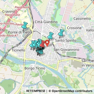 Mappa Via Carlo Goldoni, 27100 Pavia PV, Italia (0.5355)