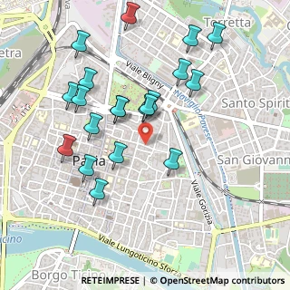Mappa Via Carlo Goldoni, 27100 Pavia PV, Italia (0.493)