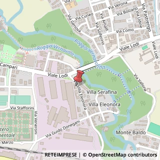 Mappa Via Villa Eleonora, 10 b, 27100 Pavia, Pavia (Lombardia)