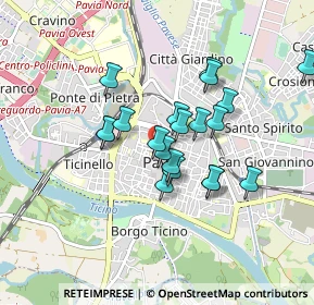 Mappa Via S. Zeno, 27100 Pavia PV, Italia (0.701)