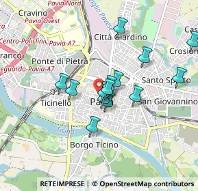 Mappa Via XX Settembre, 27100 Pavia PV, Italia (0.71357)