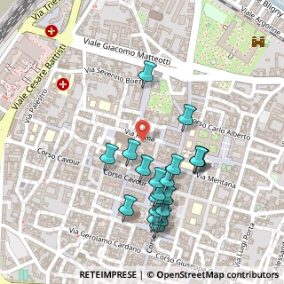 Mappa Via XX Settembre, 27100 Pavia PV, Italia (0.2475)