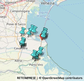 Mappa Via Giovanni Dolfin, 30015 Chioggia VE, Italia (11.1605)