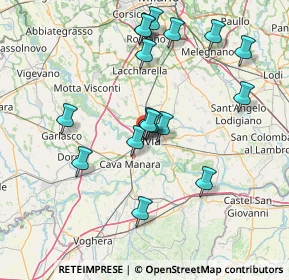 Mappa Via del Muto dall'Accia al Collo, 27100 Pavia PV, Italia (14.57882)
