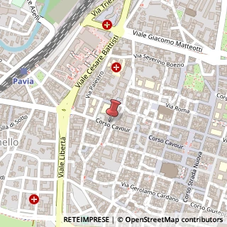 Mappa Corso Camillo Benso Cavour, 35, 27100 Pavia, Pavia (Lombardia)
