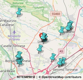 Mappa Via S. Francesco al Campo, 10040 Leini TO, Italia (4.1905)