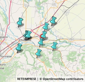 Mappa Via Trento, 10038 Verolengo TO, Italia (6.37647)