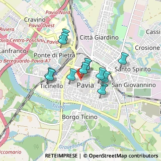 Mappa Via Mascheroni, 27100 Pavia PV, Italia (0.62833)
