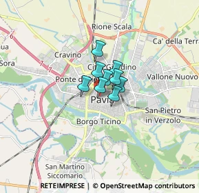 Mappa Via Mascheroni, 27100 Pavia PV, Italia (1.26909)
