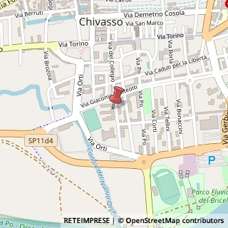 Mappa Via Guglielmo Marconi, 3, 10034 Chivasso, Torino (Piemonte)