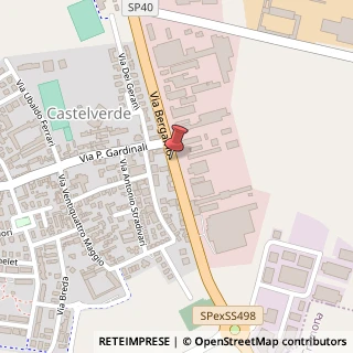 Mappa Via Bergamo, 49, 26022 Castelverde, Cremona (Lombardia)