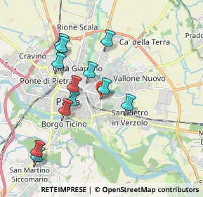 Mappa Viale San Giovannino, 27100 Pavia PV, Italia (1.82333)