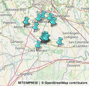 Mappa Viale San Giovannino, 27100 Pavia PV, Italia (8.03111)
