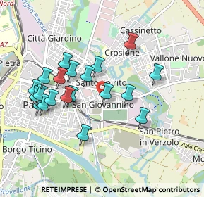 Mappa Viale San Giovannino, 27100 Pavia PV, Italia (0.895)