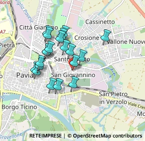 Mappa Viale San Giovannino, 27100 Pavia PV, Italia (0.761)