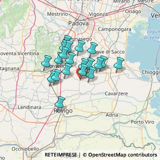 Mappa Via Mario Guzzon, 35023 Bagnoli di Sopra PD, Italia (9.8545)