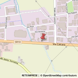 Mappa Via Calcara, 115a, 37053 Cerea, Verona (Veneto)