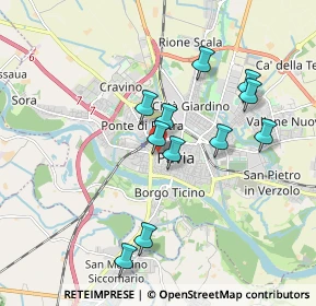 Mappa Via Fratelli Cremona, 27100 Pavia PV, Italia (1.66727)