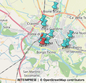 Mappa Via Fratelli Cremona, 27100 Pavia PV, Italia (1.30091)