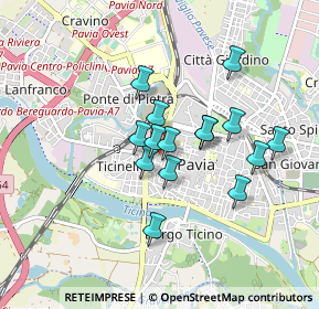 Mappa Via Fratelli Cremona, 27100 Pavia PV, Italia (0.682)