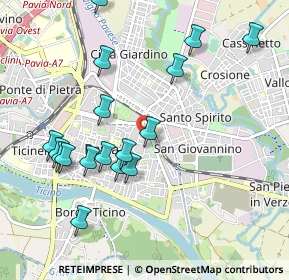 Mappa Via Luino, 27100 Pavia PV, Italia (1.04588)