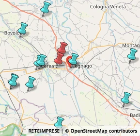 Mappa Via Mantovani Antonio, 37045 Legnago VR, Italia (9.85308)