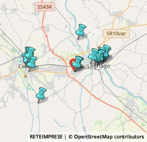 Mappa Via Mantovani Antonio, 37045 Legnago VR, Italia (3.39059)