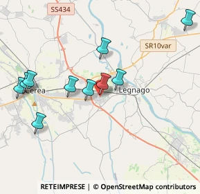 Mappa Via Mantovani Antonio, 37045 Legnago VR, Italia (4.47455)