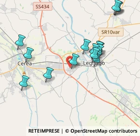 Mappa Via Mantovani Antonio, 37045 Legnago VR, Italia (4.172)