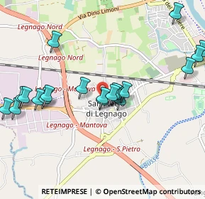 Mappa Via Mantovani Antonio, 37045 Legnago VR, Italia (1.066)