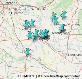 Mappa Via Mantovani Antonio, 37045 Legnago VR, Italia (9.7595)