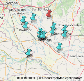 Mappa Via Mantovani Antonio, 37045 Legnago VR, Italia (9.73889)